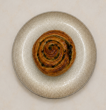 Escargot pistache et chocolat